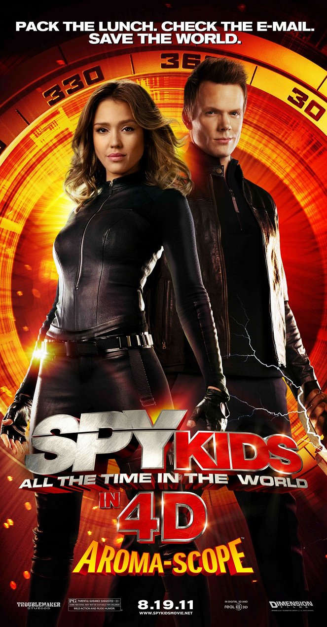 Spy Kids 4D: Stroj času - Plakáty