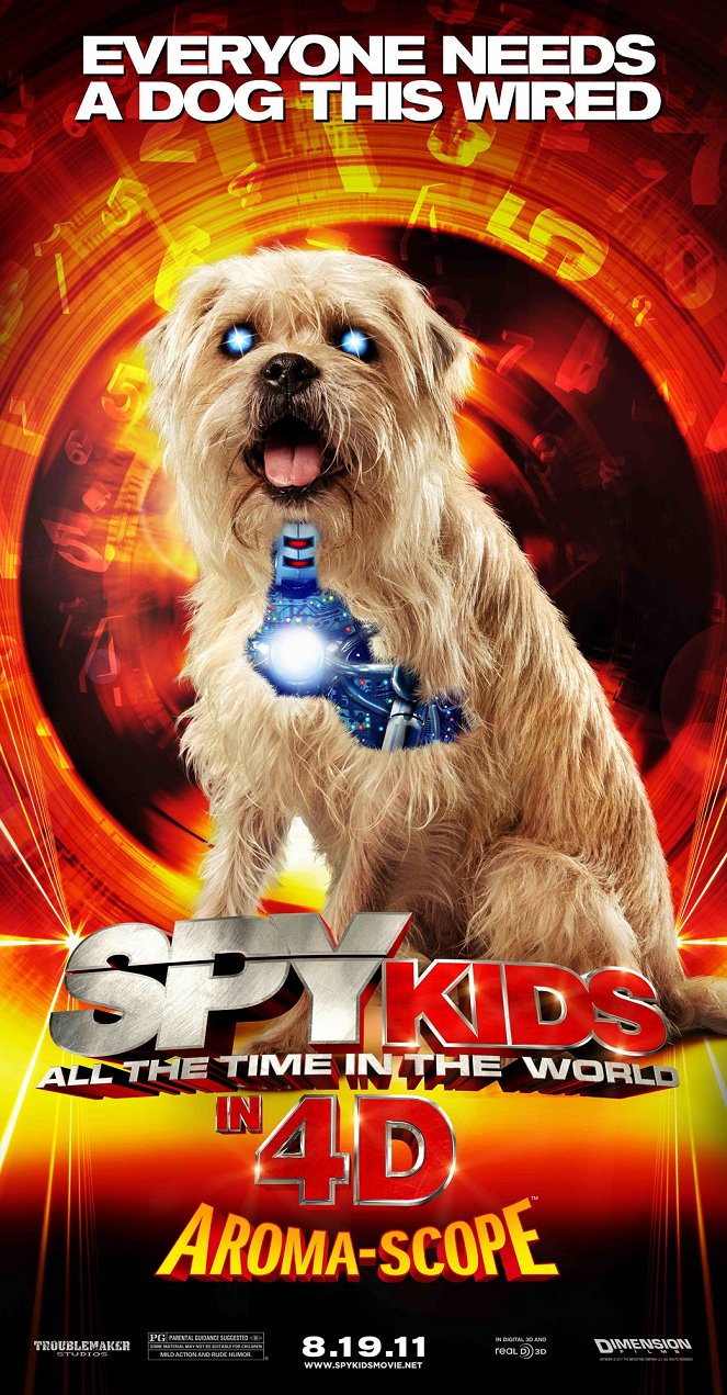 Spy Kids 4D: Stroj času - Plakáty