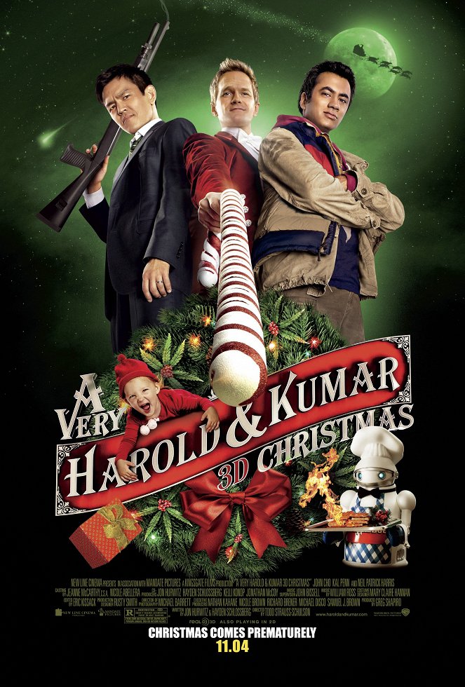 A Very Harold & Kumar 3D Christmas - Plakaty