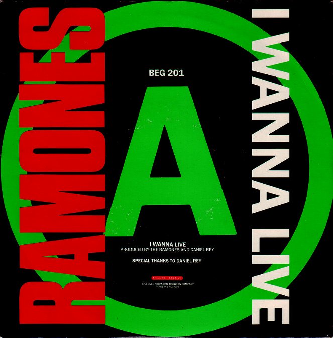 Ramones - I Wanna Live - Julisteet