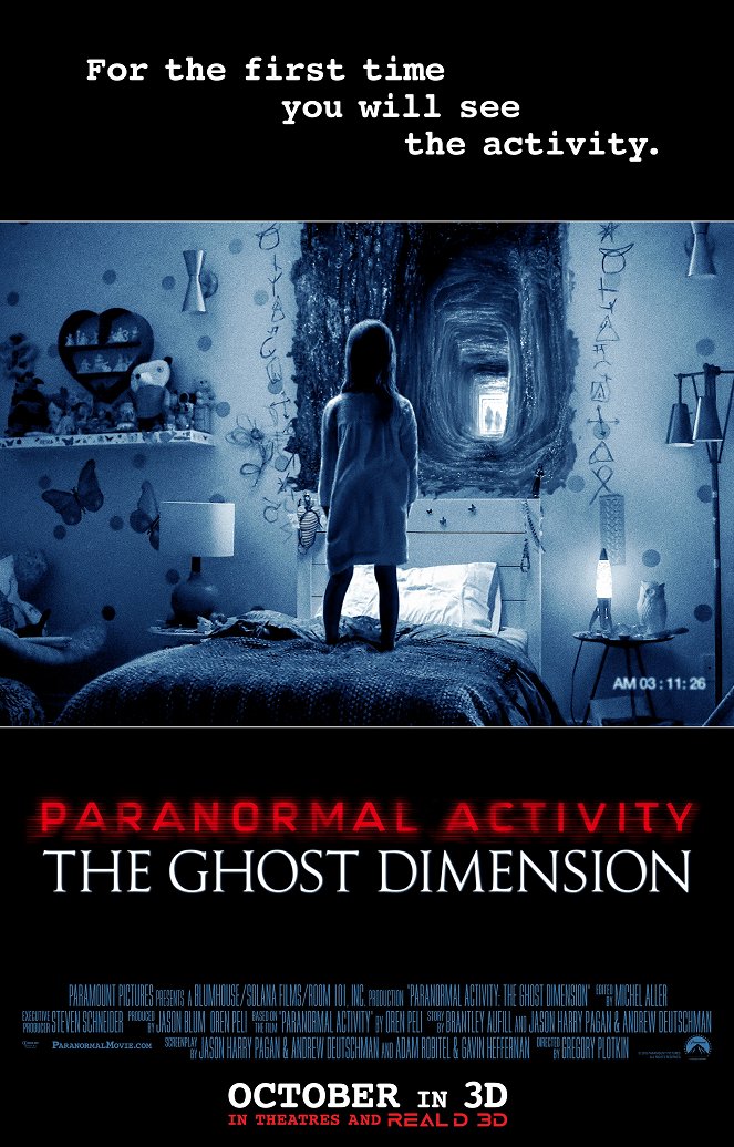 Paranormal Activity 5 Ghost Dimension - Affiches
