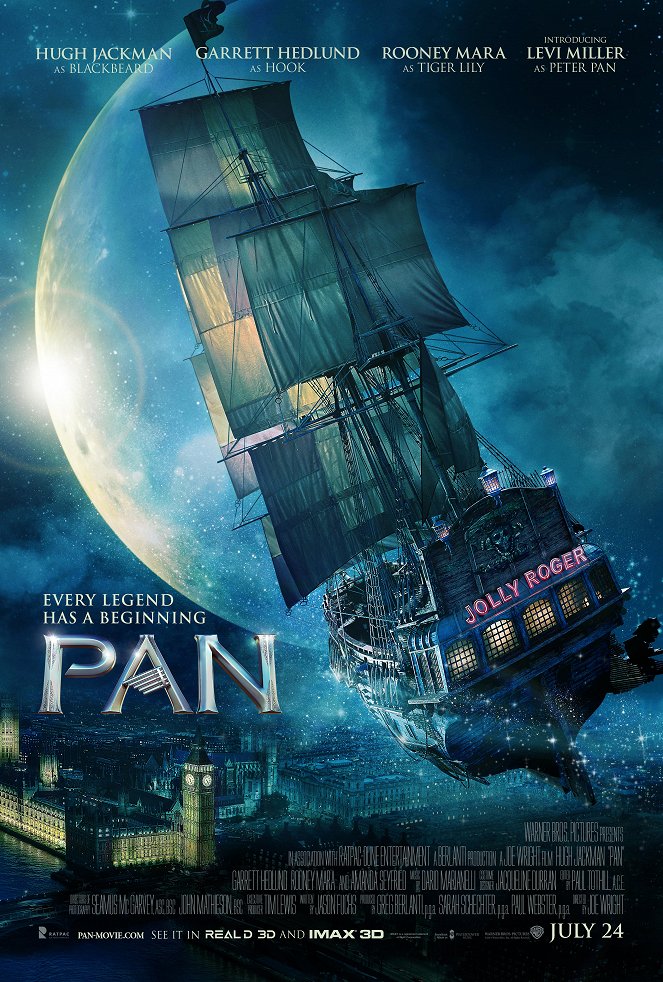 Pan: Viagem à Terra do Nunca - Cartazes