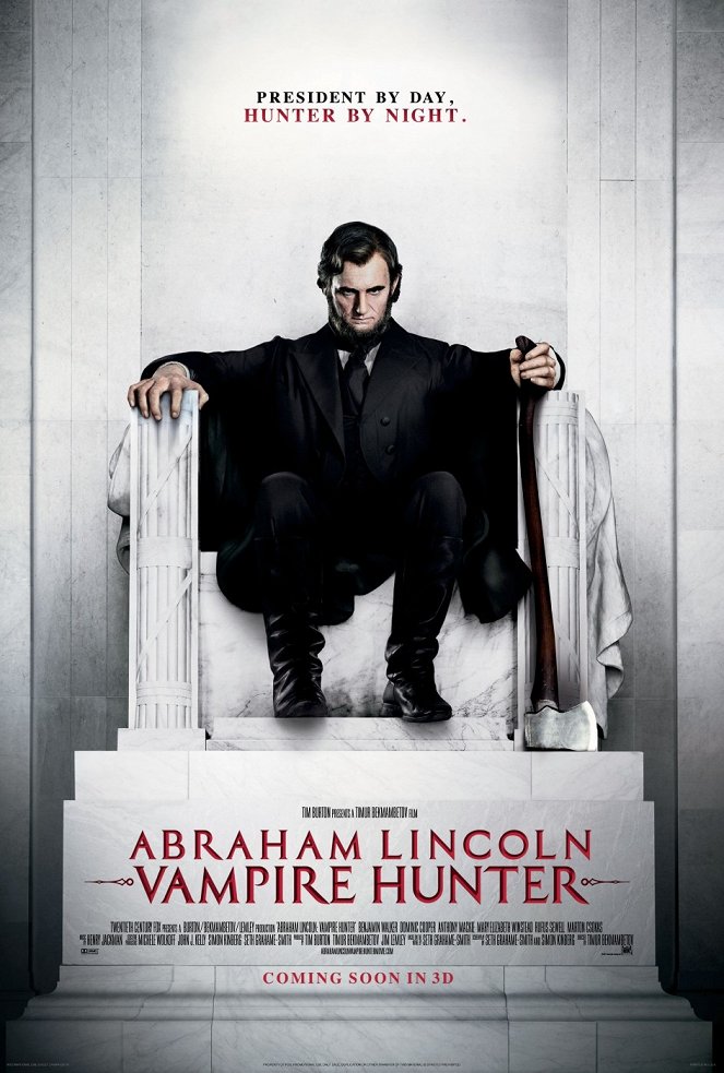 Abraham Lincoln: Vampire Hunter - Julisteet
