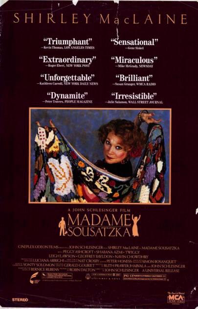 Madame Sousatzka - Posters