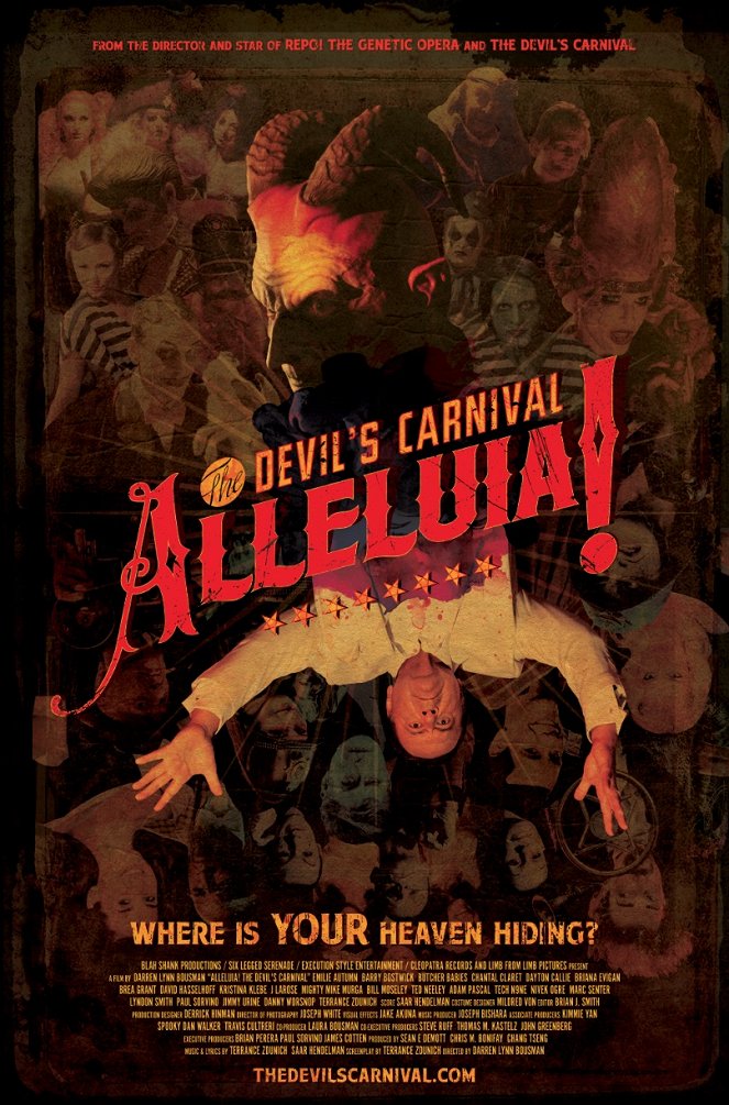 Alleluia! The Devil's Carnival - Cartazes
