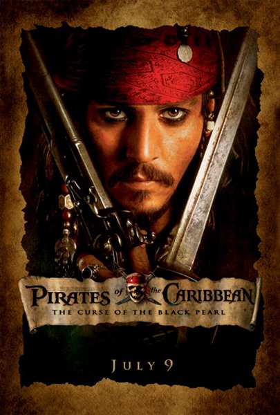 Piraci z Karaibów: Klątwa Czarnej Perły - Plakaty