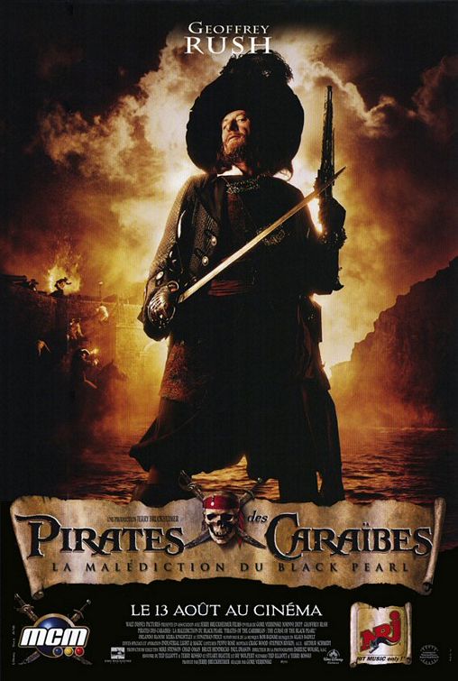 Pirates des Caraïbes : La malédiction du Black Pearl - Affiches