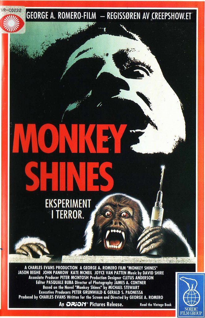 Monkey Shines - Posters