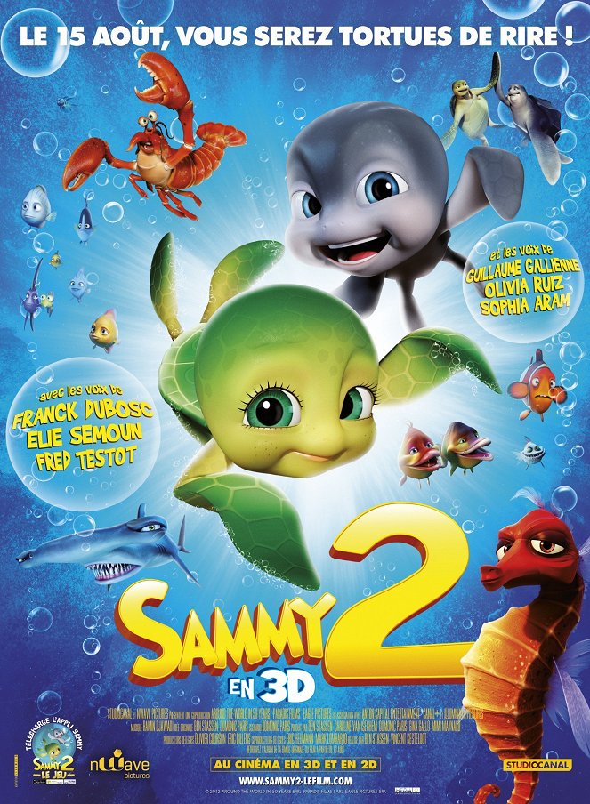 Żółwik Sammy 2 - Plakaty