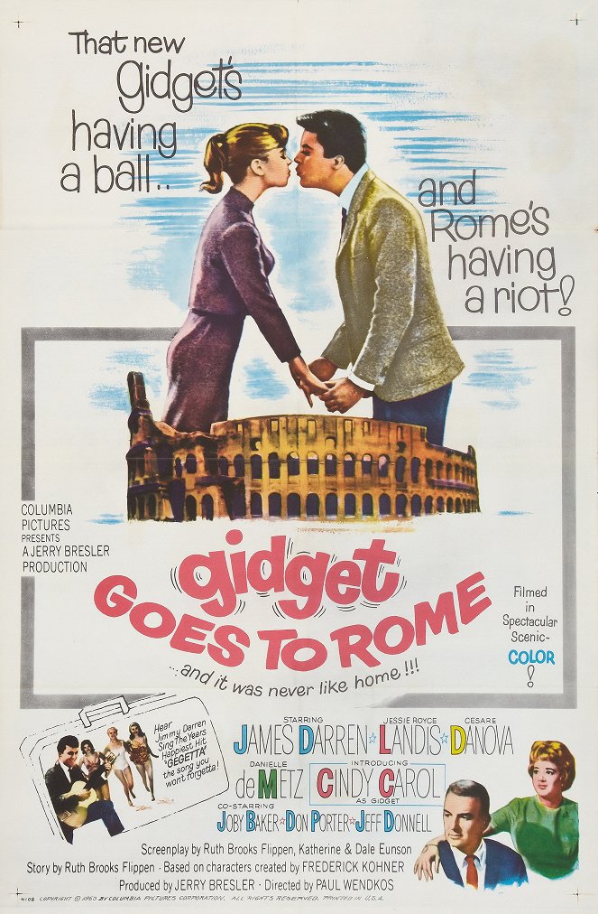 Gidget Goes to Rome - Affiches