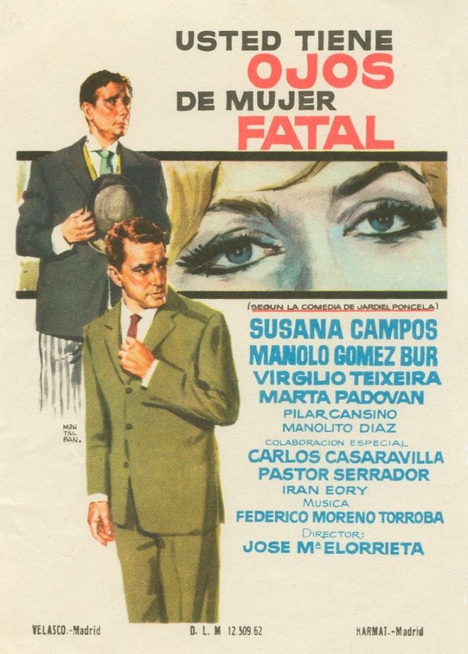 Usted tiene ojos de mujer fatal - Affiches
