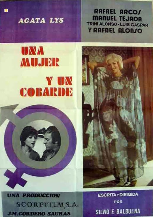 Una mujer y un cobarde - Posters