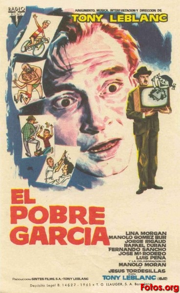 El pobre García - Plakate