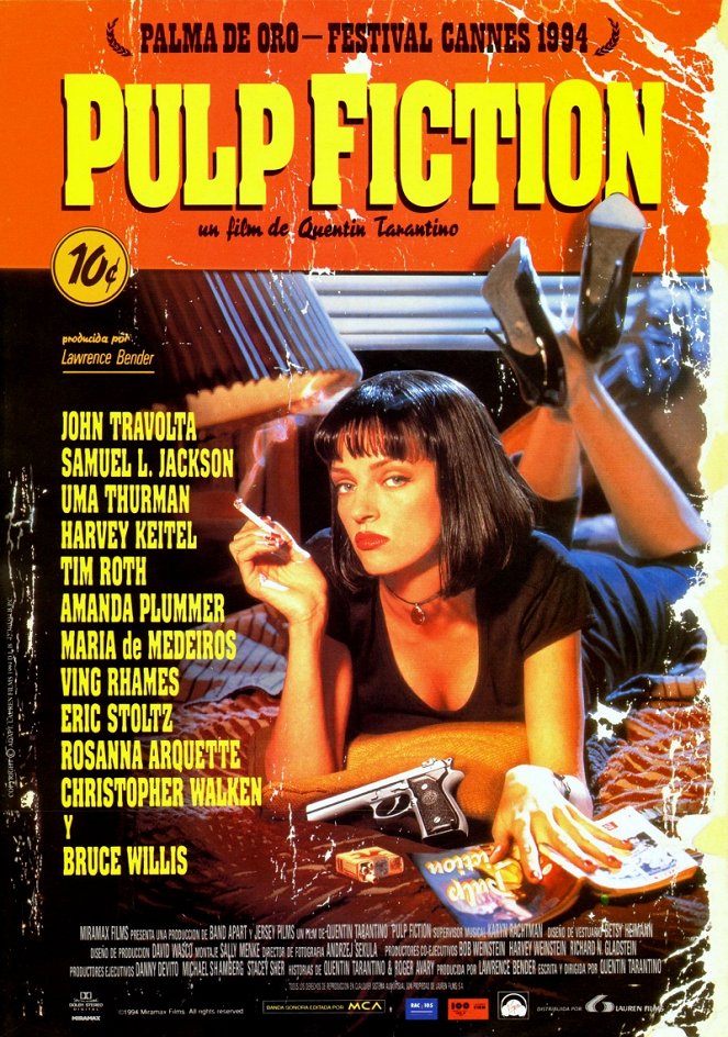 Pulp Fiction: Historky z podsvetia - Plagáty