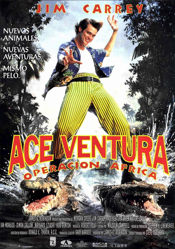 Ace Ventura: Operación África - Carteles
