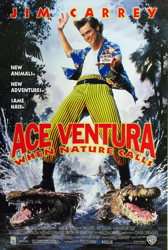 Ace Ventura - luonto kutsuu - Julisteet