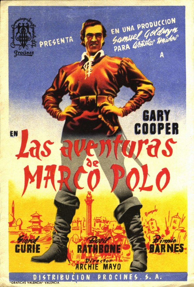 Las aventuras de Marco Polo - Carteles