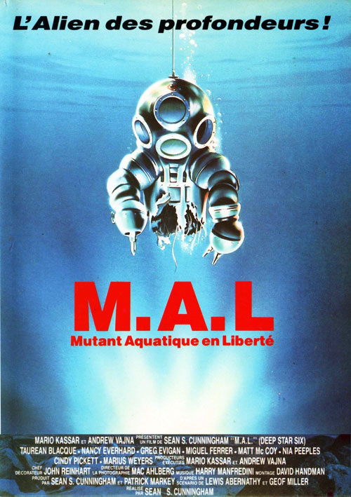 M.A.L. : Mutant aquatique en liberté - Affiches