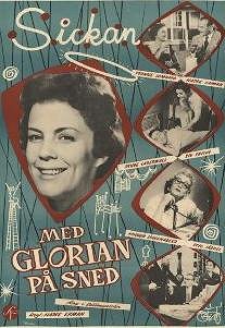Med glorian på sned - Plakate
