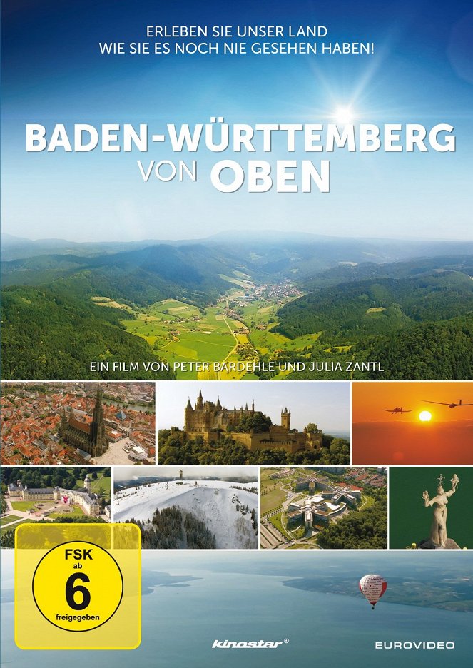 Baden-Württemberg von oben - Plakaty