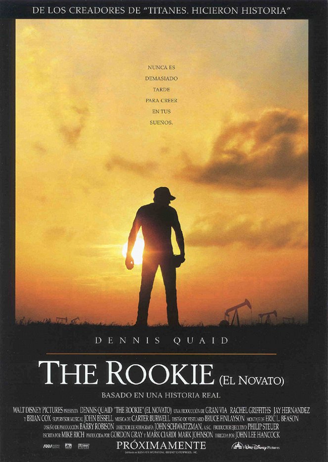 The Rookie (El Novato) - Carteles