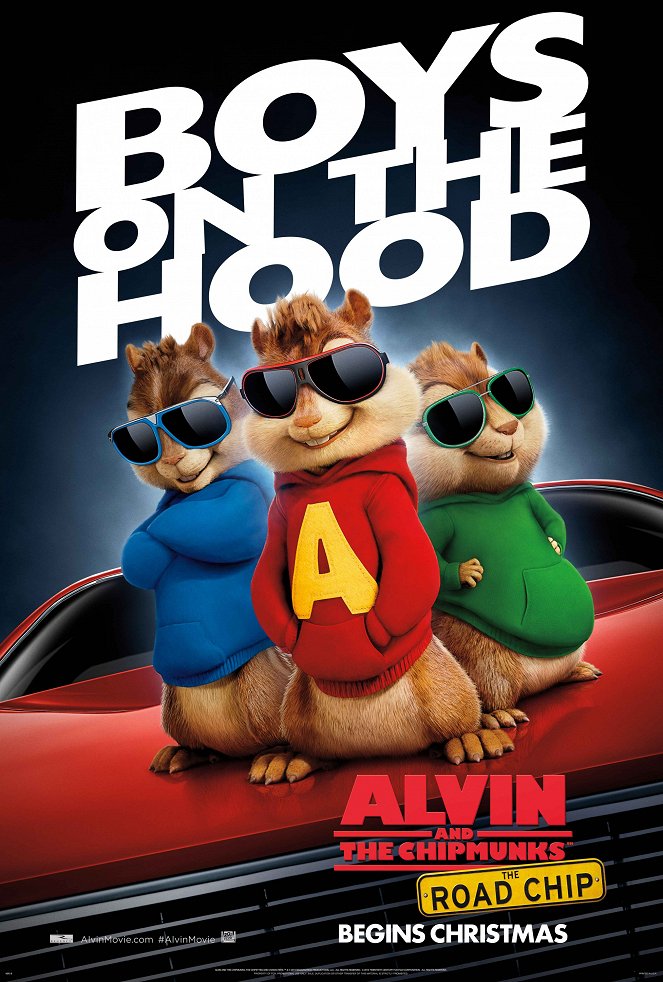 Alvin a Chipmunkovia: Čiperná jazda - Plagáty