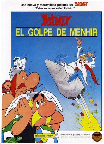 Astérix y el golpe del menhir - Carteles