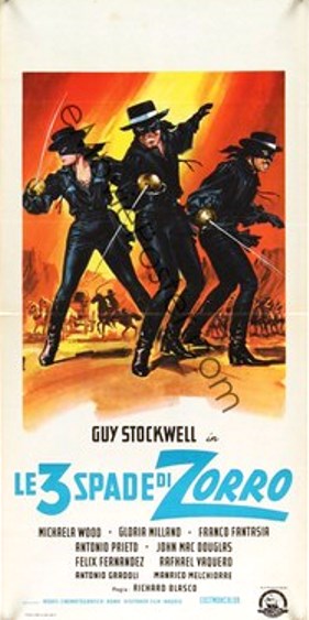 Les Trois Épées de Zorro - Posters