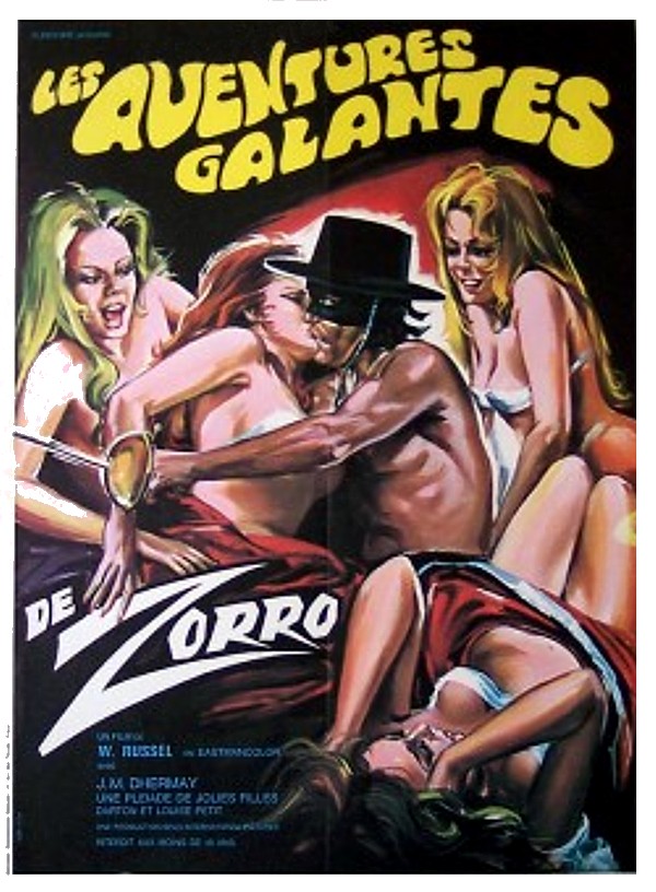Las aventuras amorosas del Zorro - Carteles