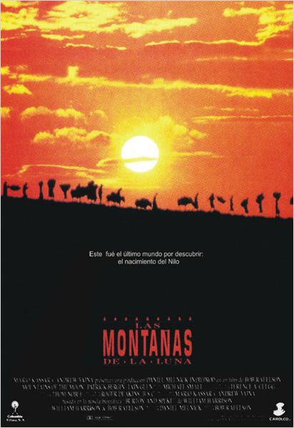 Las montañas de la luna - Carteles