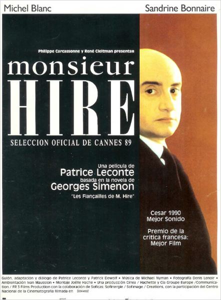 Monsieur Hire - Carteles