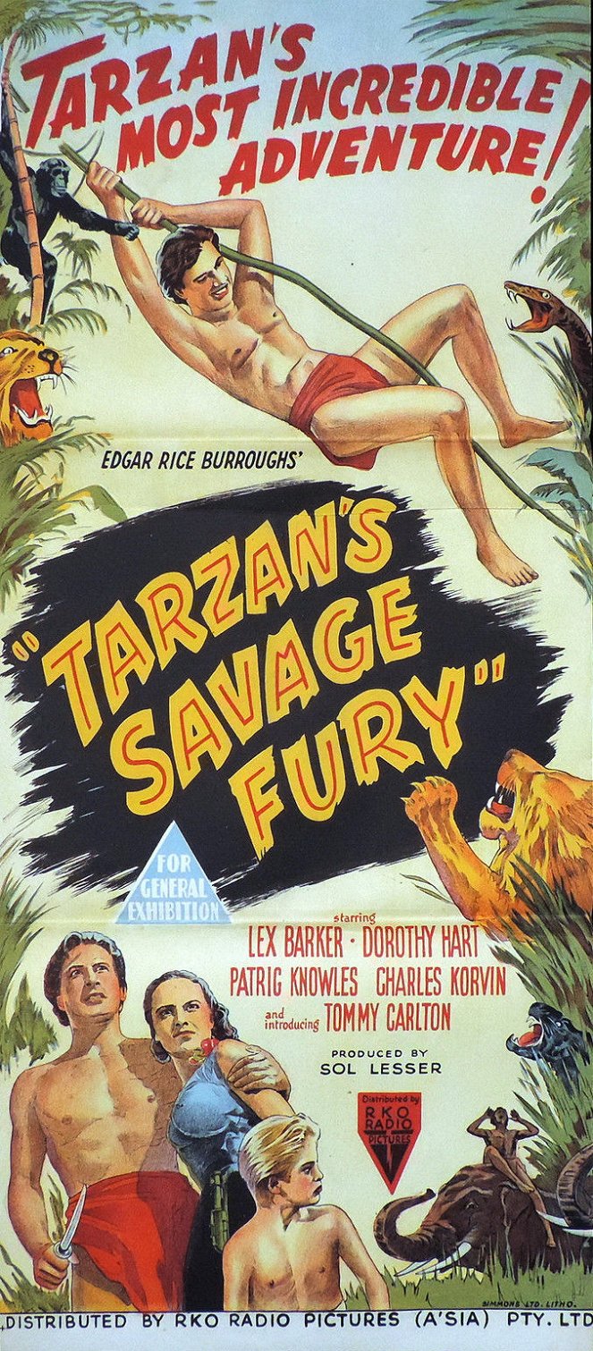 Tarzan's Savage Fury - Posters