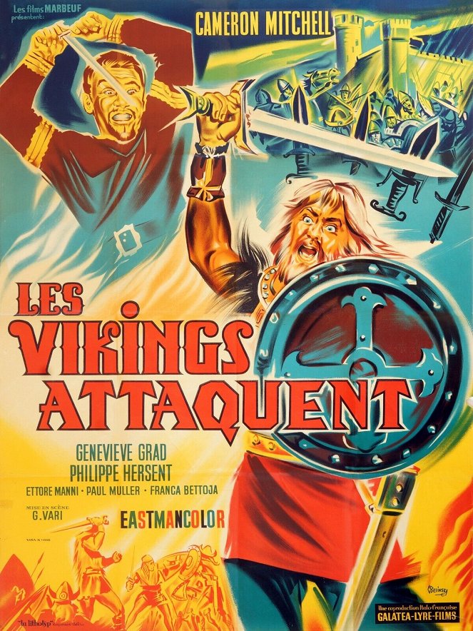 Les Vikings attaquent - Posters