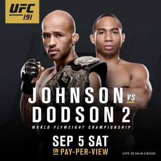 UFC 191: Johnson vs. Dodson 2 - Plakaty