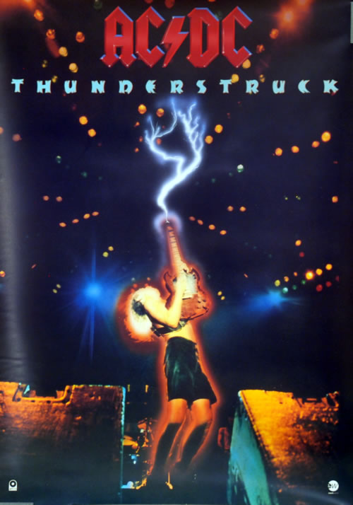 AC/DC - Thunderstruck - Plakaty