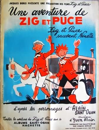 Zig et Puce sauvent Nénette - Plakáty