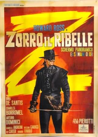 Zorro il ribelle - Affiches