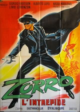 Zorro l'intrépide - Affiches