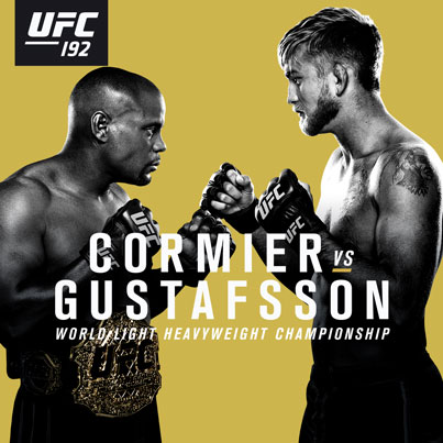 UFC 192: Cormier vs. Gustafsson - Cartazes