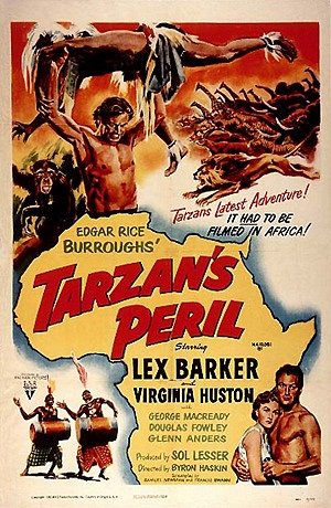 Tarzan v nebezpečí - Plagáty