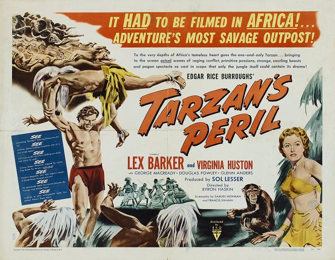 Tarzan's Peril - Plakaty