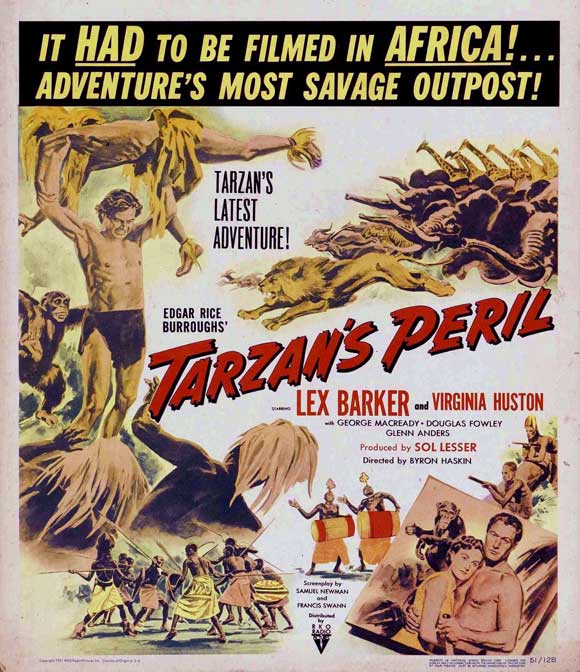 Tarzan v nebezpečí - Plakáty