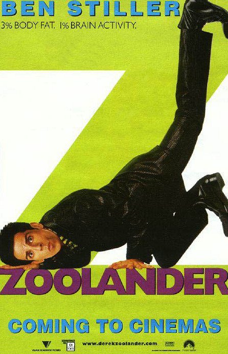 Zoolander (Un descerebrado de moda) - Carteles