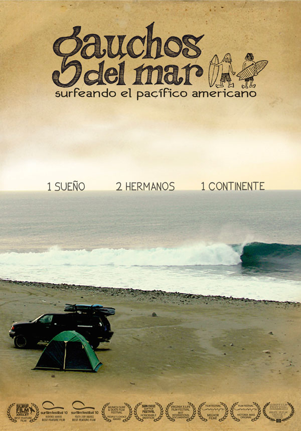 Gauchos del mar: Surfeando el pacífico Americano - Plakate
