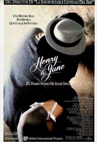 Henry & June (El diario íntimo de Anaïs Nin) - Carteles