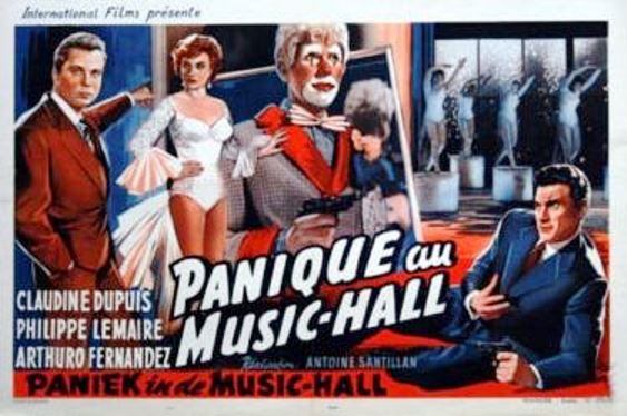 Panique au music-hall - Affiches