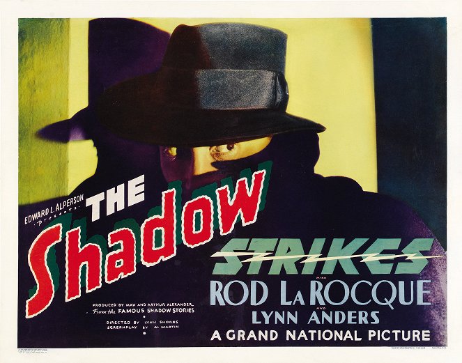 The Shadow Strikes - Affiches