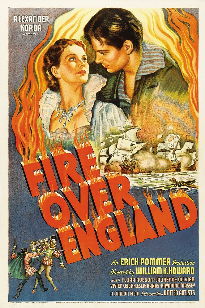 Fire Over England - Posters