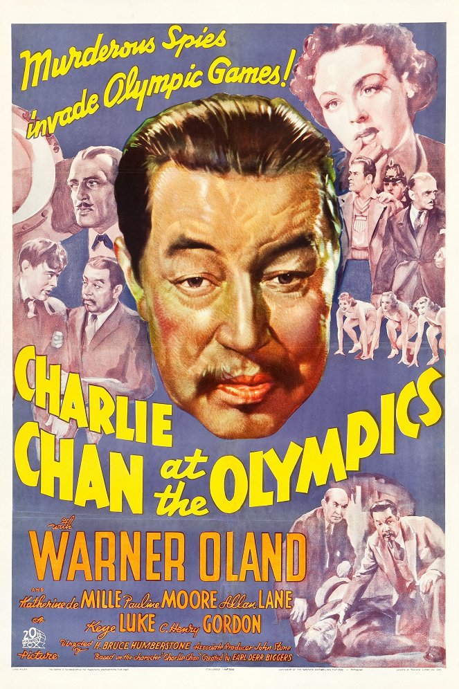 Charlie Chan bei den Olympischen Spielen - Plakate