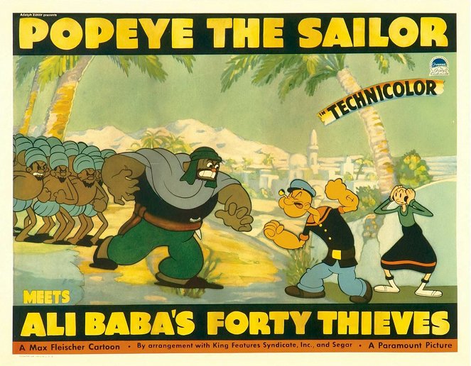 Popeye the Sailor Meets Ali Baba's Forty Thieves - Plakátok